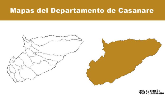 Mapas del departamento de Casanare.