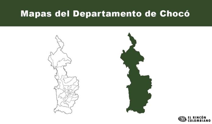 Mapas del departamento de Chocó