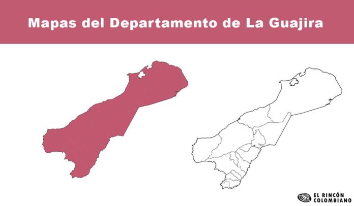 Mapas del departamento de La Guajira.