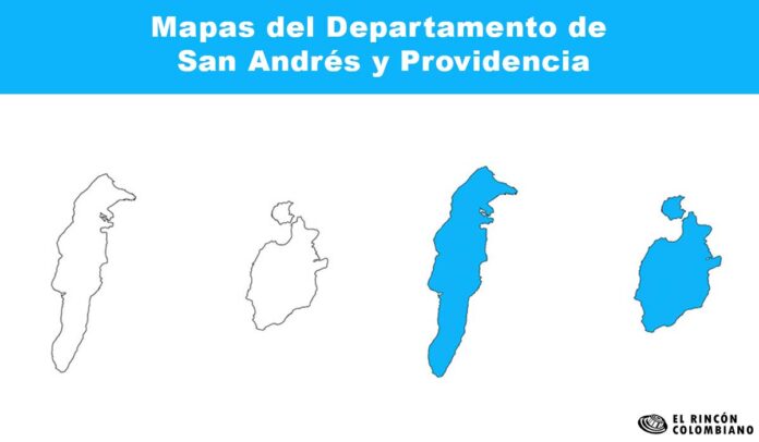 Mapas del departamento de San Andrés y Providencia