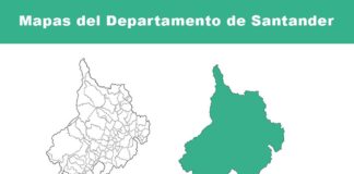 Mapas del departamento de Santander.