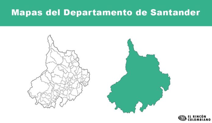 Mapas del departamento de Santander.