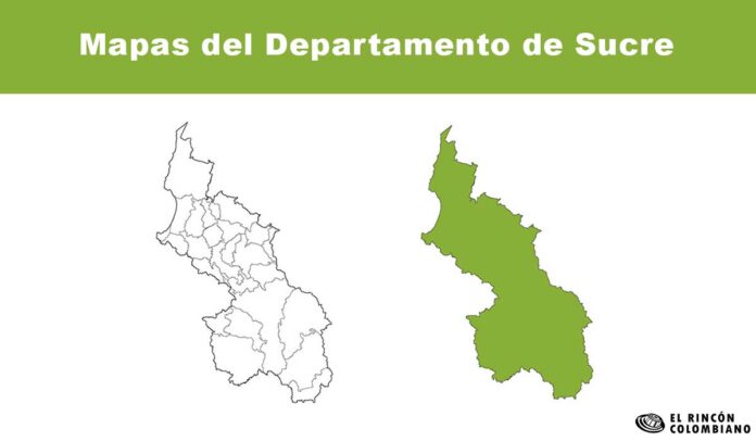 Mapas del departamento de Sucre