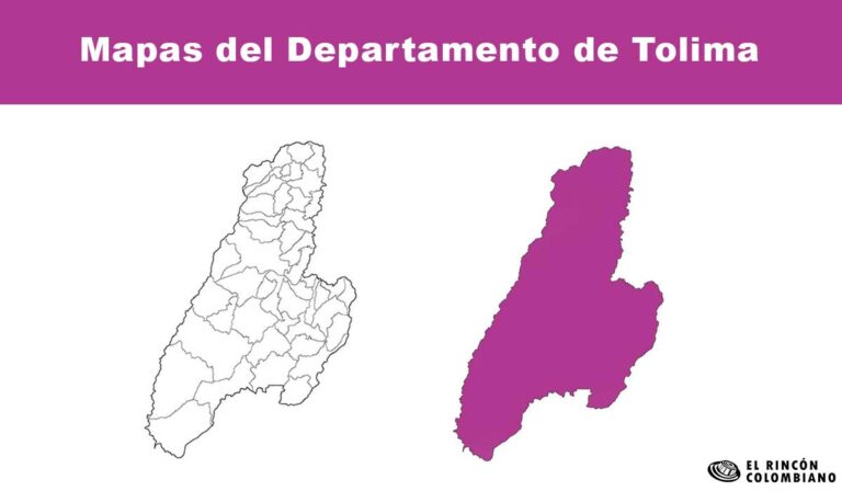 Mapas del departamento de Tolima.