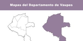 Mapas del departamento de Vaupés