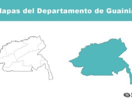 Mapas del departamento de Guainía.