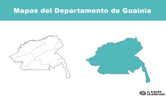 Mapas del departamento de Guainía.