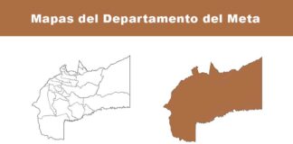 Mapas del departamento del Meta