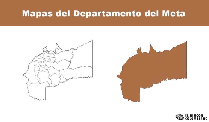 Mapas del departamento del Meta