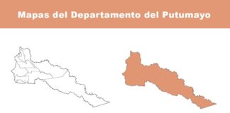 Mapas del departamento del Putumayo.