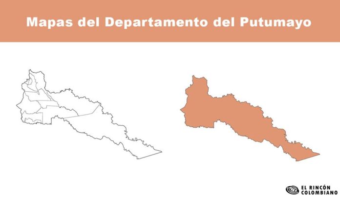 Mapas del departamento del Putumayo.