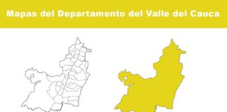 Mapas del departamento del Valle del Cauca