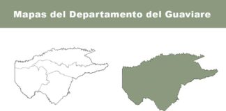 Mapas del departamento del Guaviare.