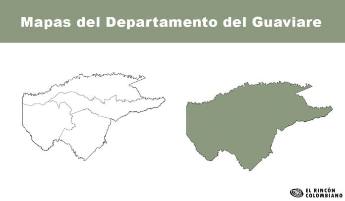 Mapas del departamento del Guaviare.