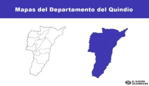 Mapas del departamento del Quindío.