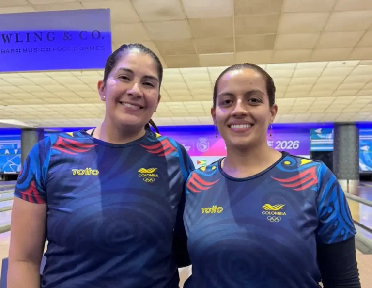 María José Rodríguez and Juliana Franco, gold medalists in Bowling, South American Games Santa Fe 2026.