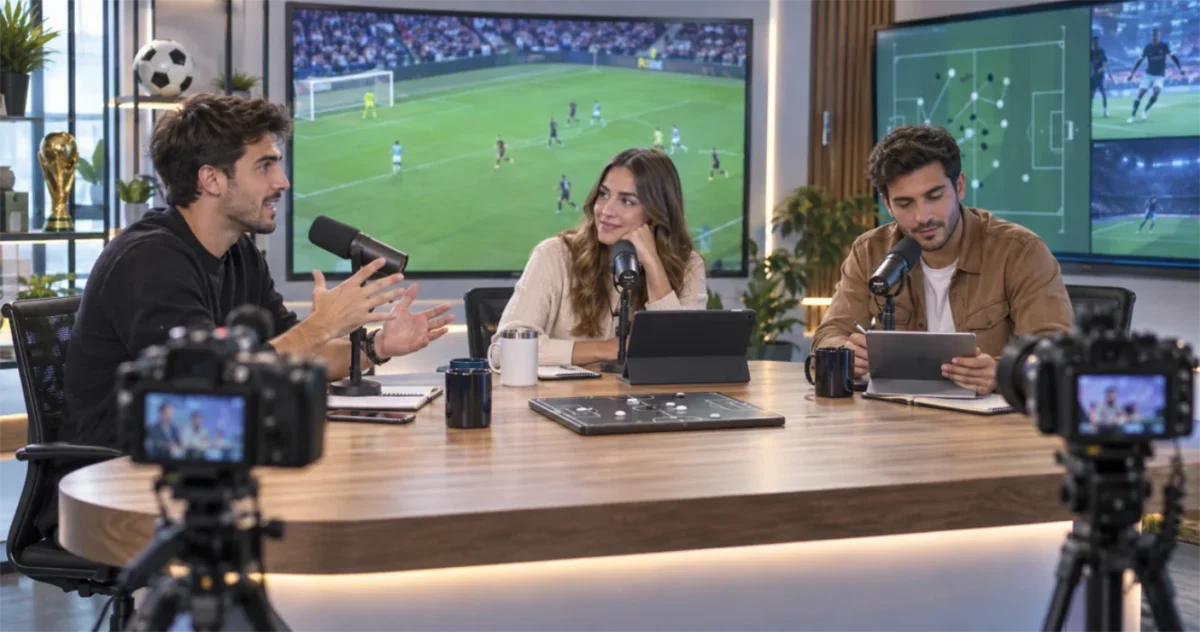 Podcast deportivo de televisión a celulares